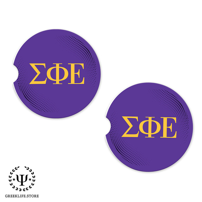 Sigma Phi Epsilon Car Coasters (Set of 2)