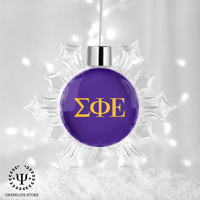 Sigma Phi Epsilon Christmas Ornament - Snowflake