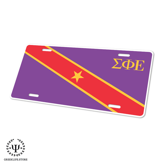 Sigma Phi Epsilon Decorative License Plate