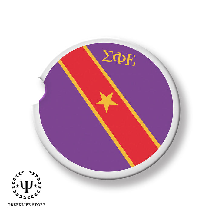 Sigma Phi Epsilon Car Coasters (Set of 2)