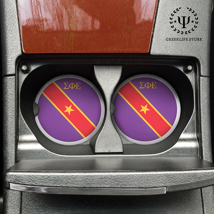Sigma Phi Epsilon Car Coasters (Set of 2)