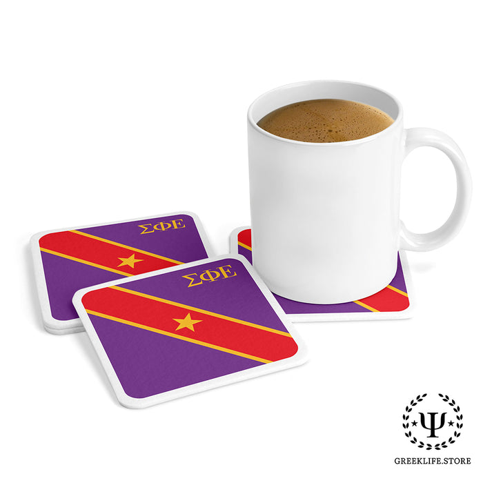 Sigma Phi Epsilon Beverage Coasters Square (Set of 4)