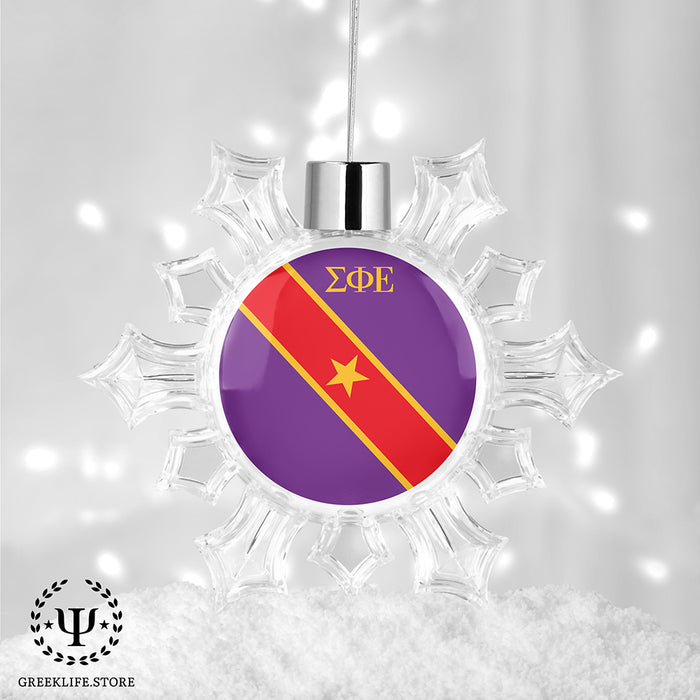 Sigma Phi Epsilon Christmas Ornament - Snowflake