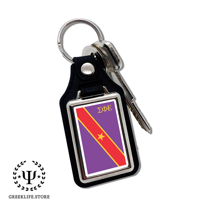 Sigma Phi Epsilon Keychain Rectangular