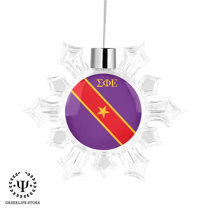 Sigma Phi Epsilon Christmas Ornament - Snowflake