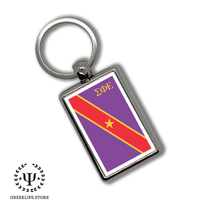 Sigma Phi Epsilon Keychain Rectangular