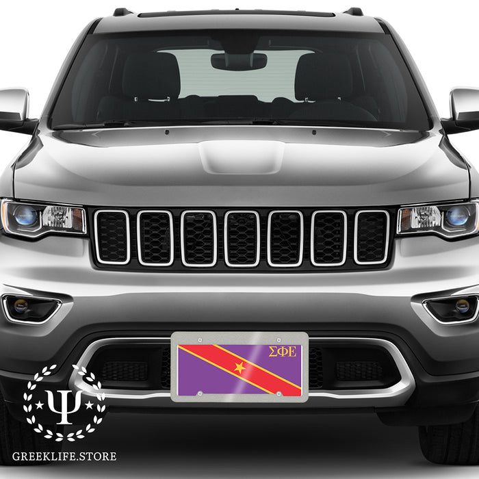 Sigma Phi Epsilon Decorative License Plate