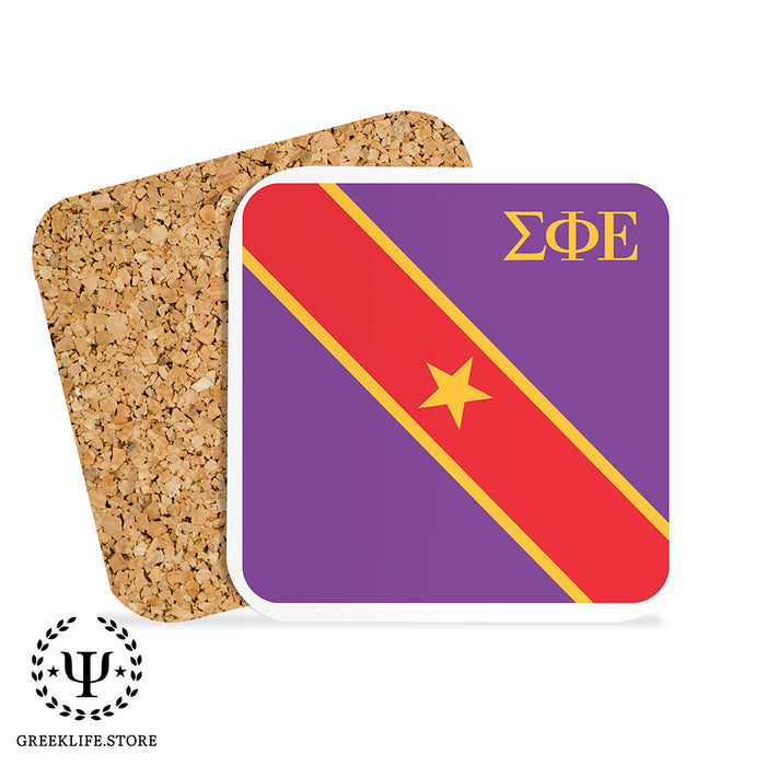 Sigma Phi Epsilon Beverage Coasters Square (Set of 4)