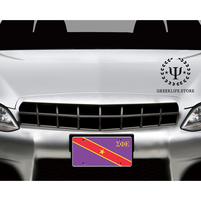 Sigma Phi Epsilon Decorative License Plate
