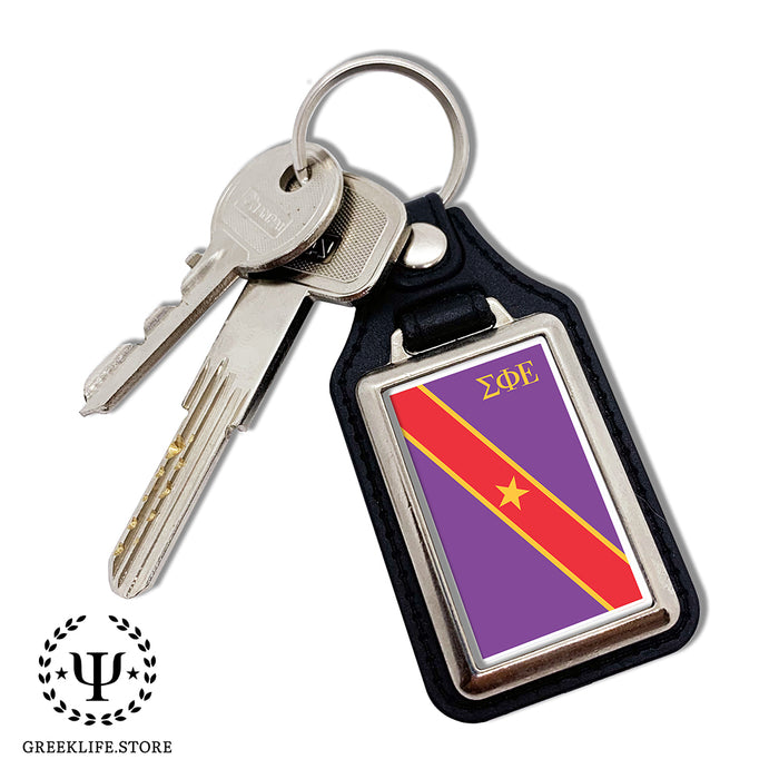 Sigma Phi Epsilon Keychain Rectangular