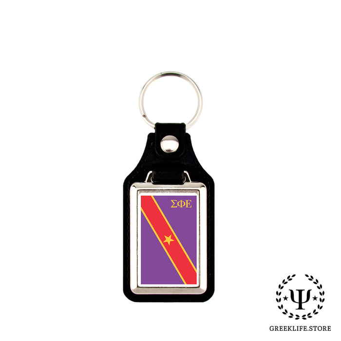 Sigma Phi Epsilon Keychain Rectangular