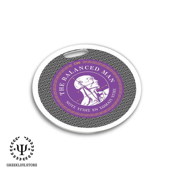 Sigma Phi Epsilon Luggage Bag Tag (round)