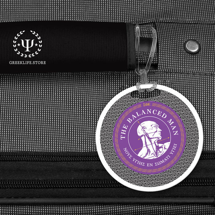 Sigma Phi Epsilon Luggage Bag Tag (round)