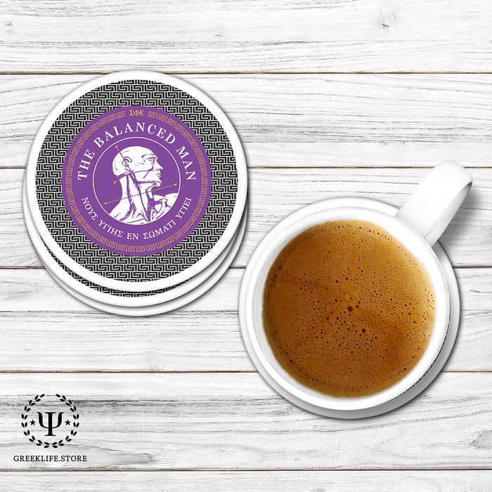 Sigma Phi Epsilon Beverage Coasters Round (Set of 4)