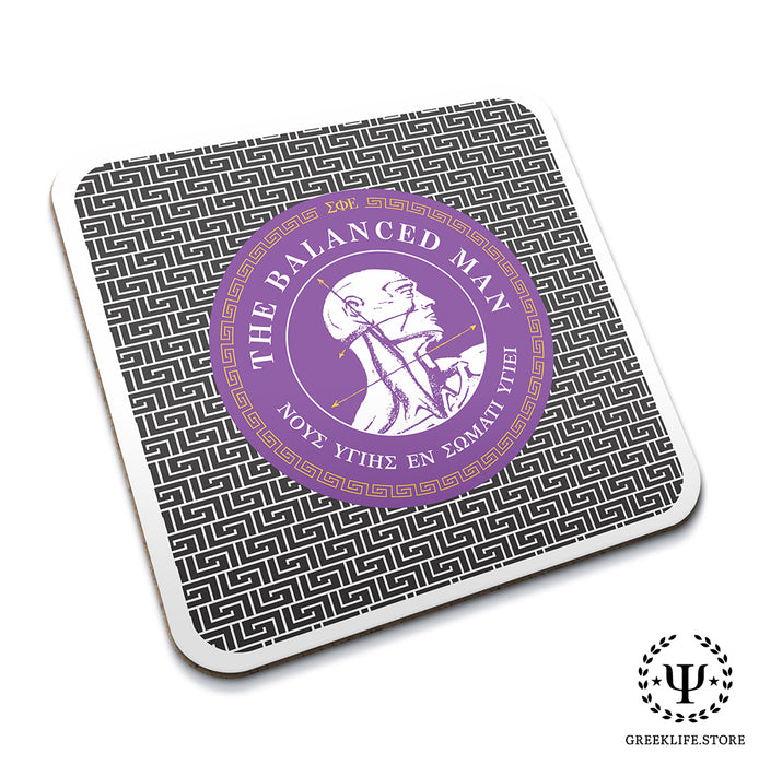 Sigma Phi Epsilon Beverage Coasters Square (Set of 4)