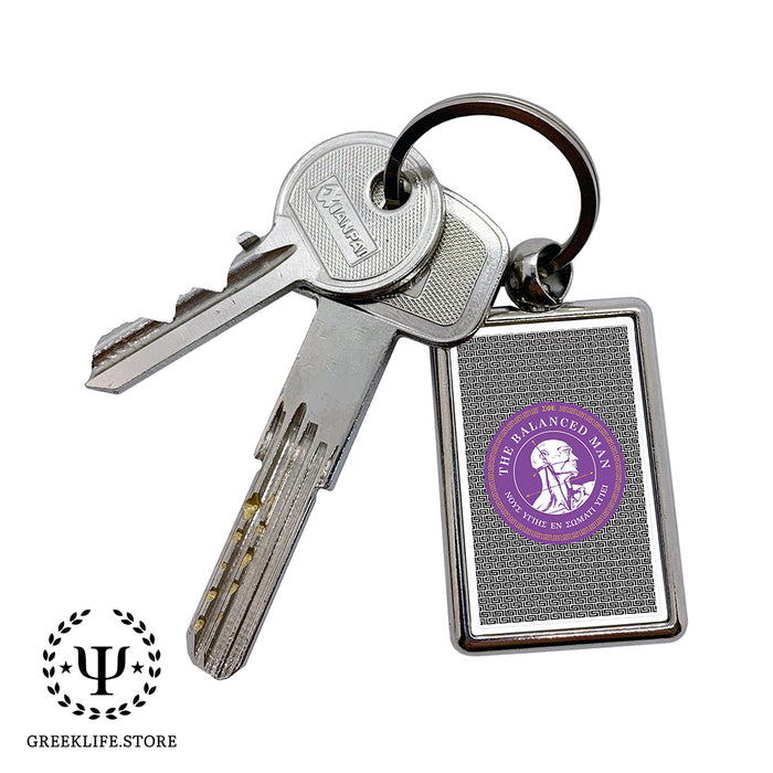Sigma Phi Epsilon Keychain Rectangular
