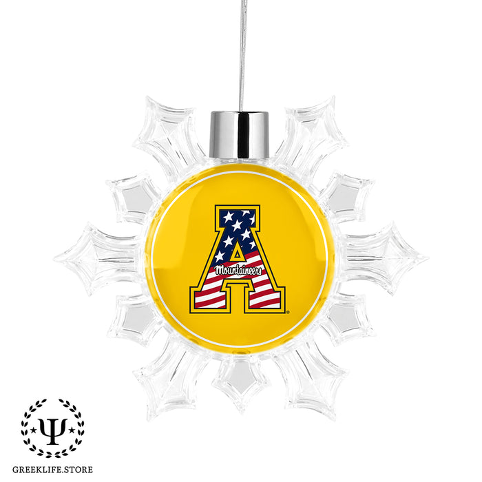 Appalachian State University Christmas Ornament - Snowflake
