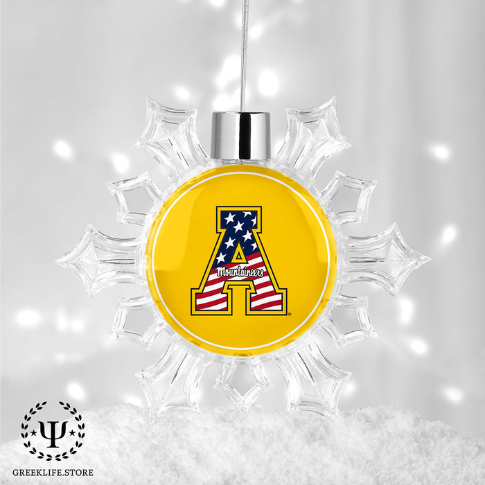 Appalachian State University Christmas Ornament - Snowflake