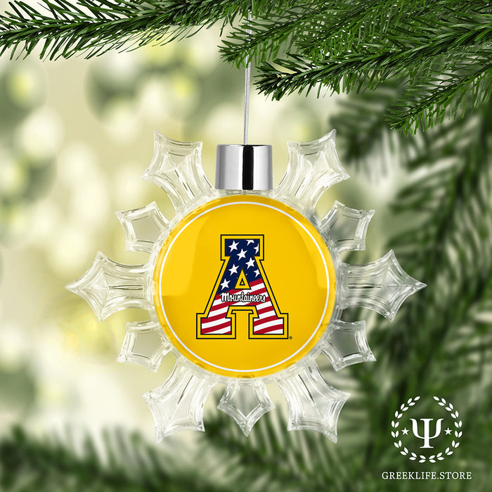Appalachian State University Christmas Ornament - Snowflake