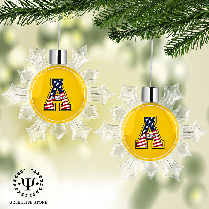 Appalachian State University Christmas Ornament - Snowflake