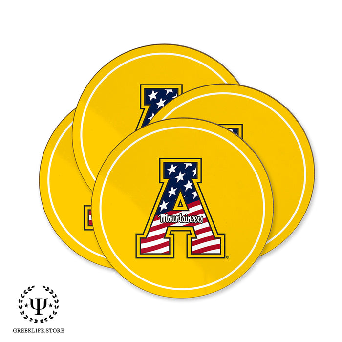 Appalachian State University Beverage Coasters Round (Set of 4)