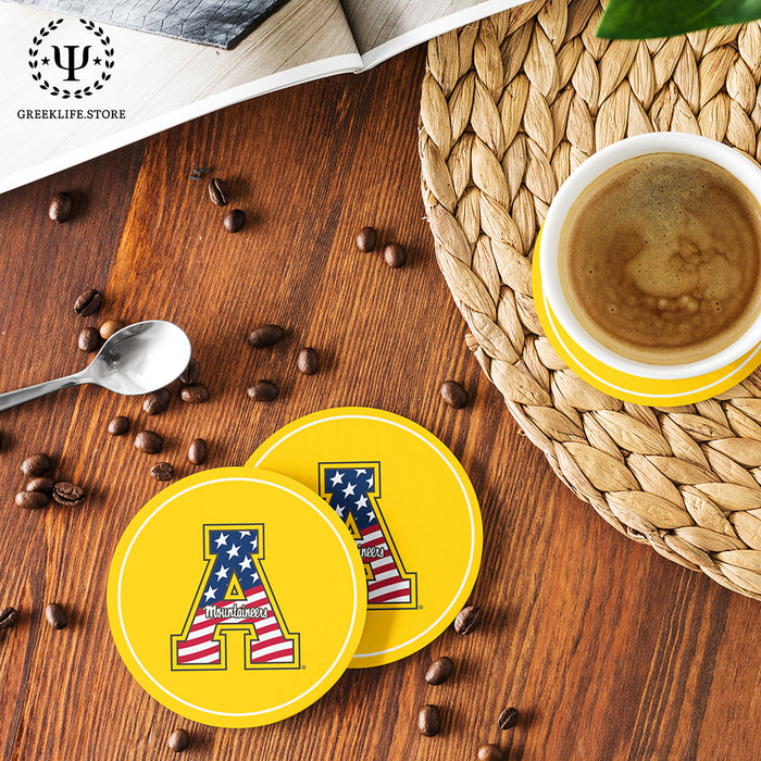 Appalachian State University Beverage Coasters Round (Set of 4)