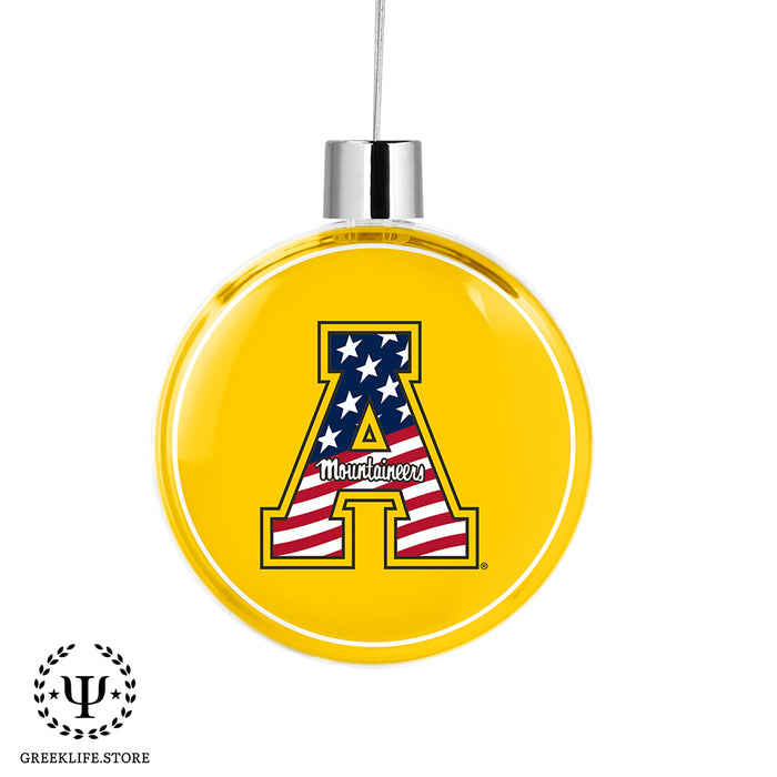 Appalachian State University Christmas Ornament Flat Round