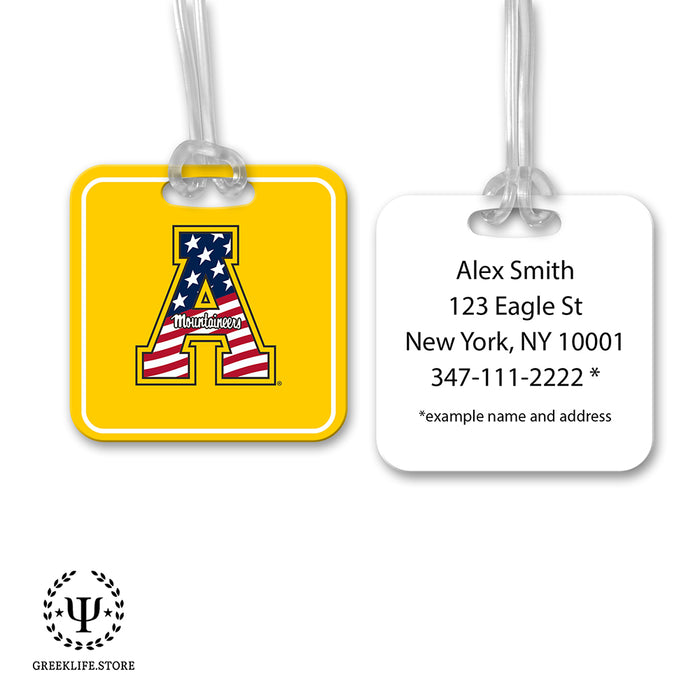 Appalachian State University Luggage Bag Tag (square)