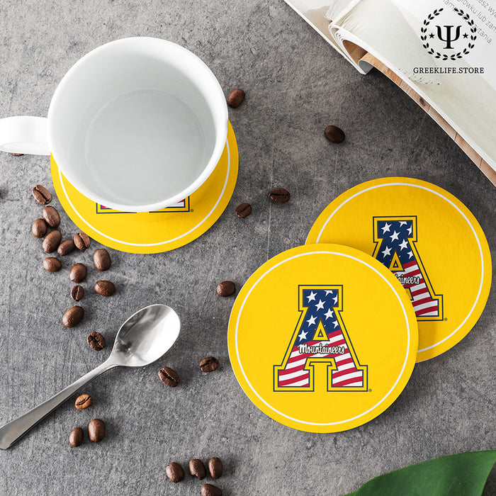 Appalachian State University Beverage Coasters Round (Set of 4)
