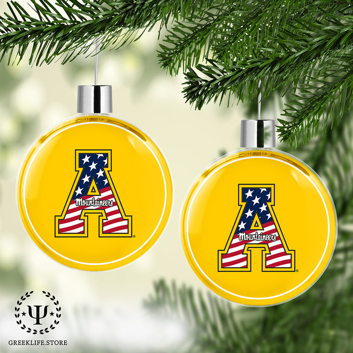 Appalachian State University Christmas Ornament Flat Round