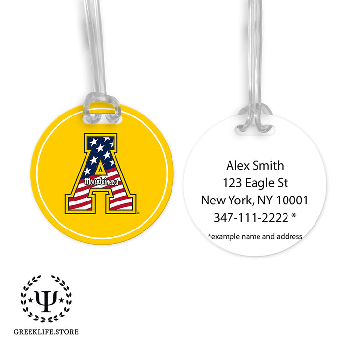 Appalachian State University Luggage Bag Tag (round)
