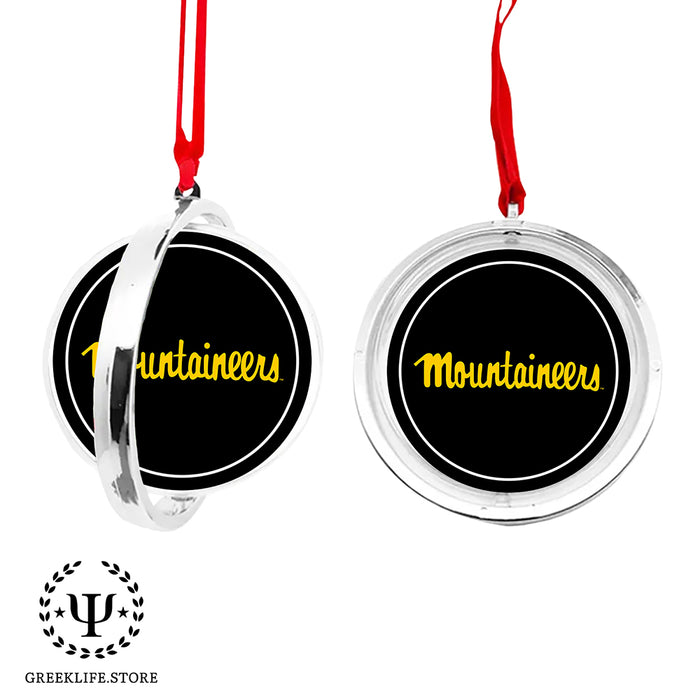 Appalachian State University Christmas Reversible Flat Round Ornament