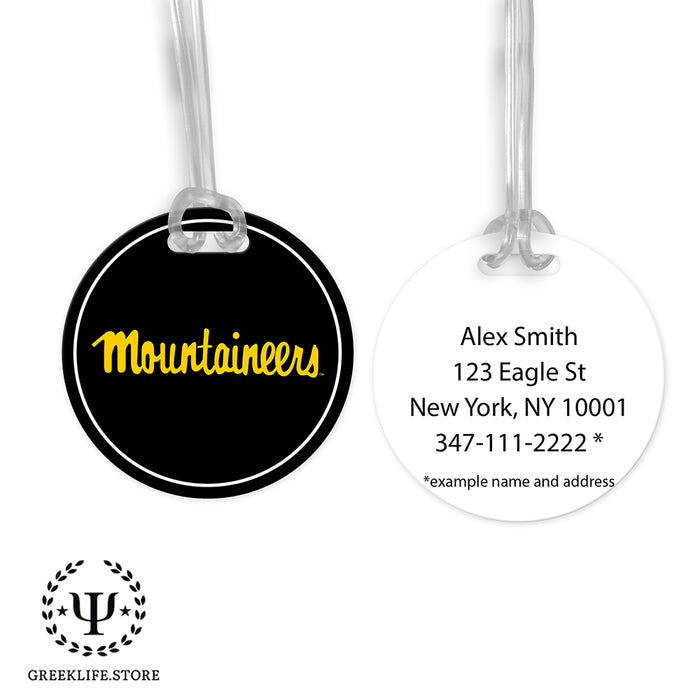 Appalachian State University Luggage Bag Tag (round)