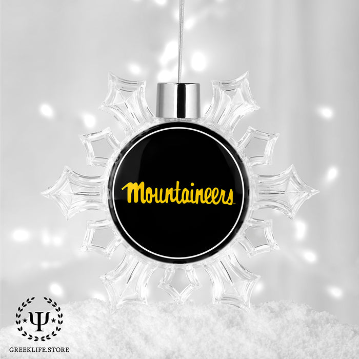 Appalachian State University Christmas Ornament - Snowflake