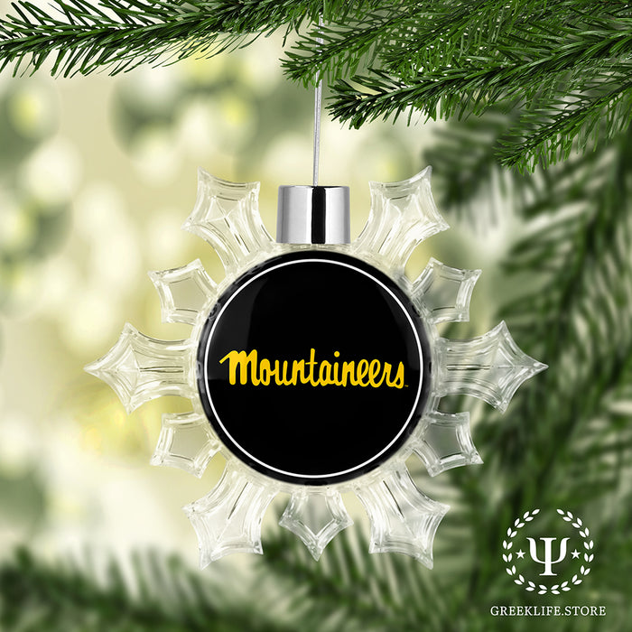 Appalachian State University Christmas Ornament - Snowflake