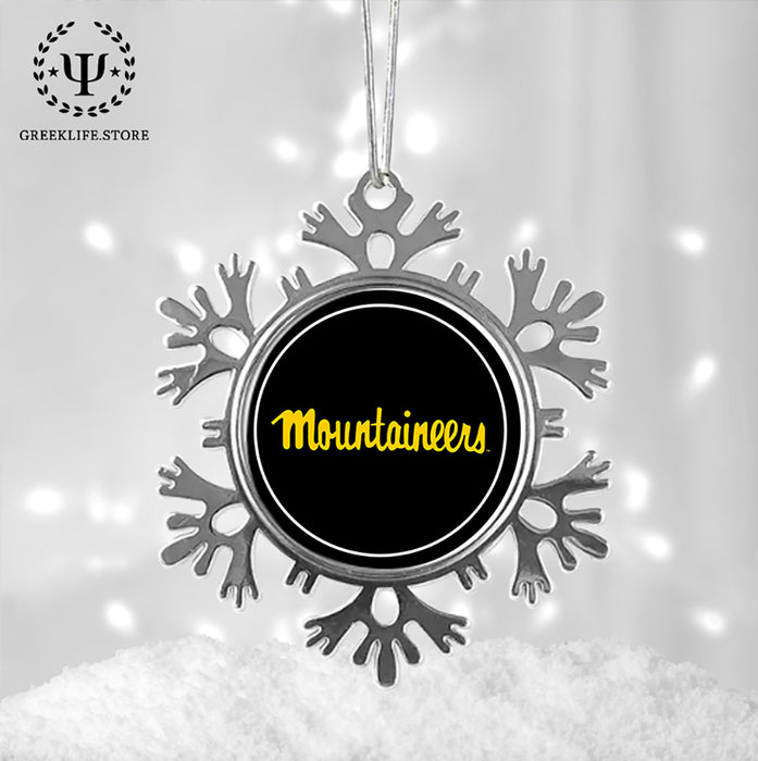 Appalachian State University Christmas Ornament - Snowflake Metal