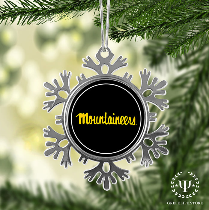 Appalachian State University Christmas Ornament - Snowflake Metal