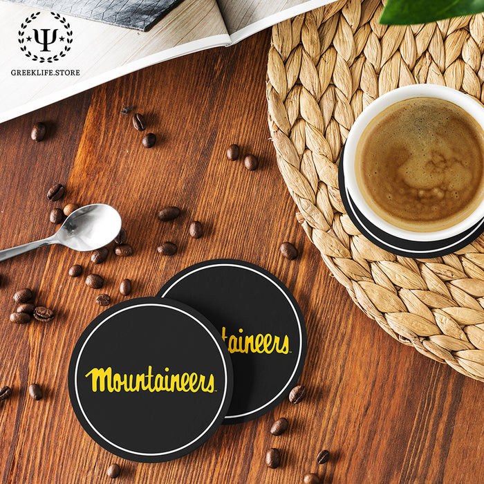 Appalachian State University Beverage Coasters Round (Set of 4)