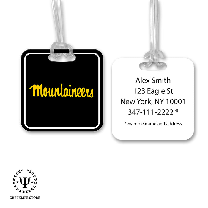 Appalachian State University Luggage Bag Tag (square)