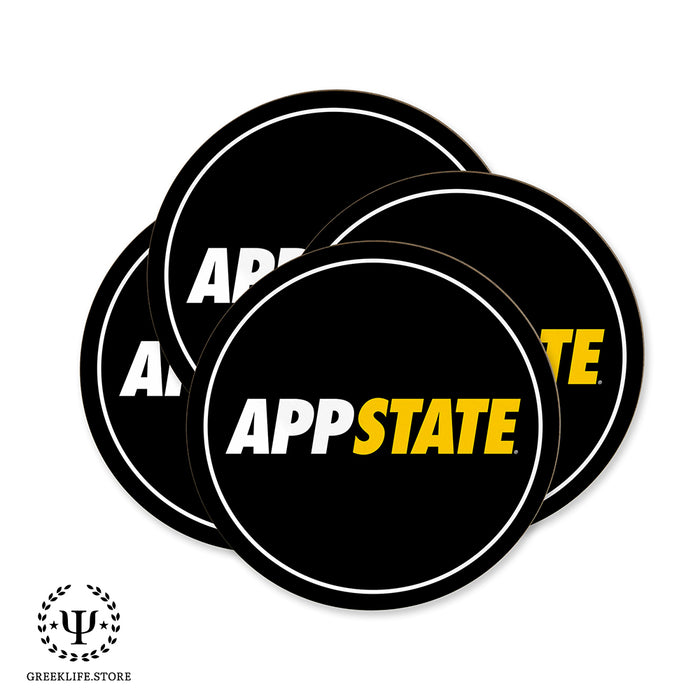 Appalachian State University Beverage Coasters Round (Set of 4)