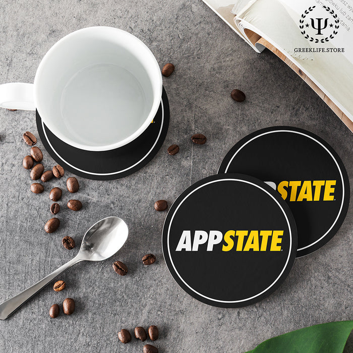 Appalachian State University Beverage Coasters Round (Set of 4)