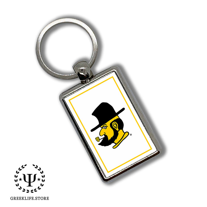 Appalachian State University Keychain Rectangular
