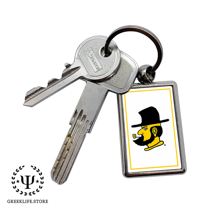 Appalachian State University Keychain Rectangular