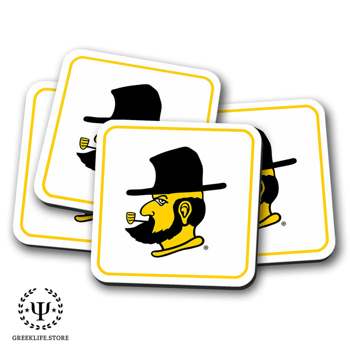 Appalachian State University Beverage Coasters Square (Set of 4)