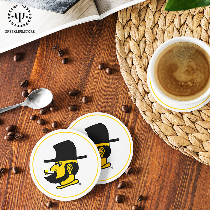 Appalachian State University Beverage Coasters Round (Set of 4)