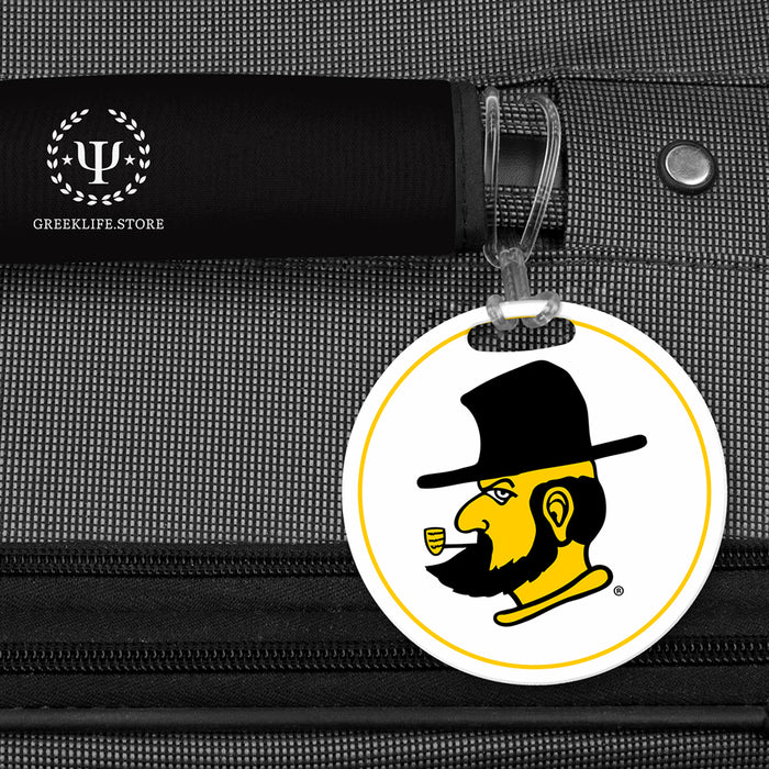Appalachian State University Luggage Bag Tag (round)