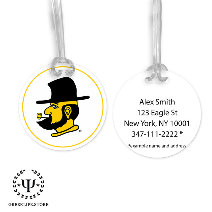 Appalachian State University Luggage Bag Tag (round)