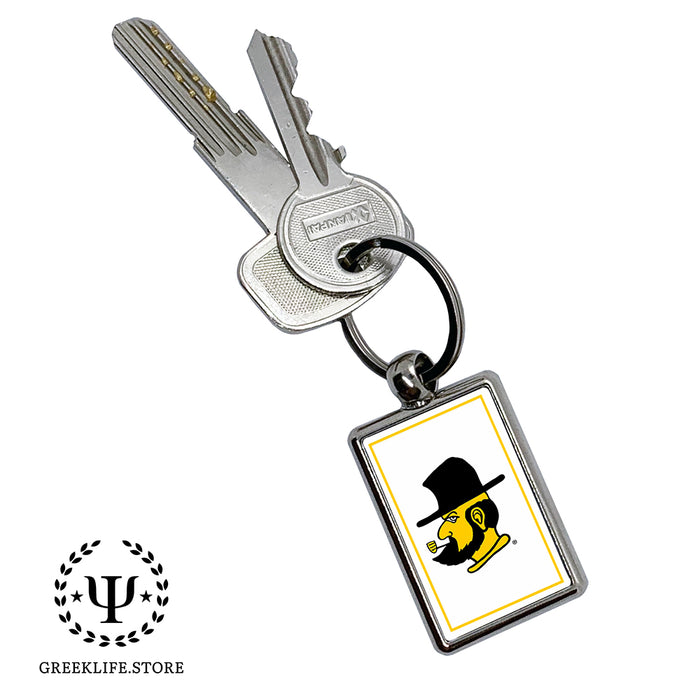 Appalachian State University Keychain Rectangular
