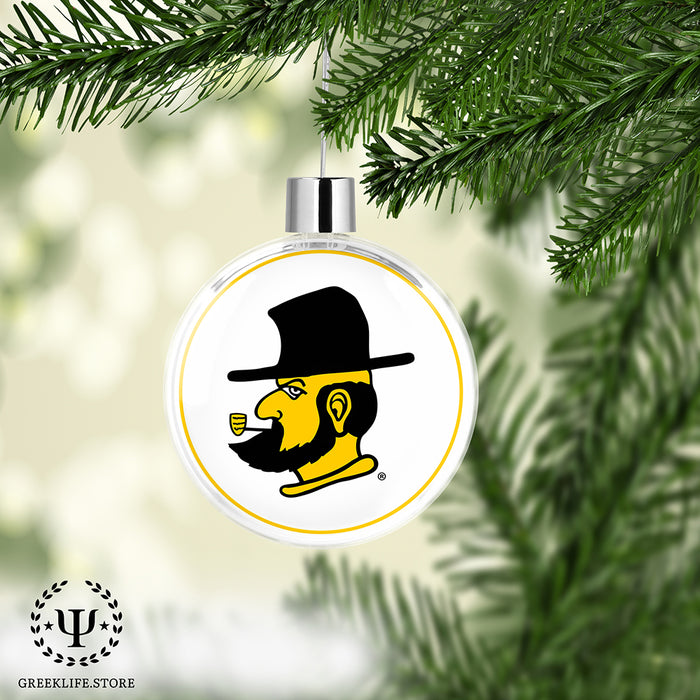 Appalachian State University Christmas Ornament Flat Round