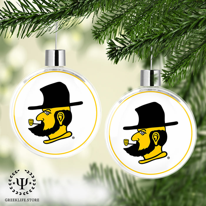 Appalachian State University Christmas Ornament Flat Round